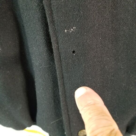 Steve & Barry's Army Black Knights varsity jacket men's 3XL XXXL black flawed - Picture 5 of 15